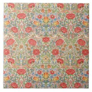 Carreau William Morris "Rose"