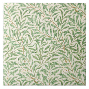 Carreau William Morris Saule Branche Botanique Vintage