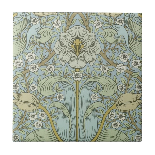 Carreau William Morris Spring Thicket : Floral antique (Devant)