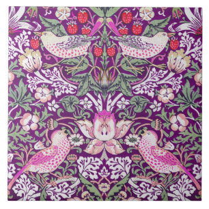 Carreau William Morris Strawberry Thief Motif