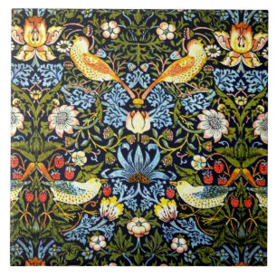 Carreau William Morris - Thief aux fraises