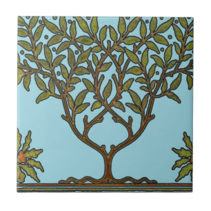 Carreau William Morris Tree Frieze Fond d'écran floral