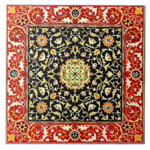 Carreau William Morris Vintage Floral Design