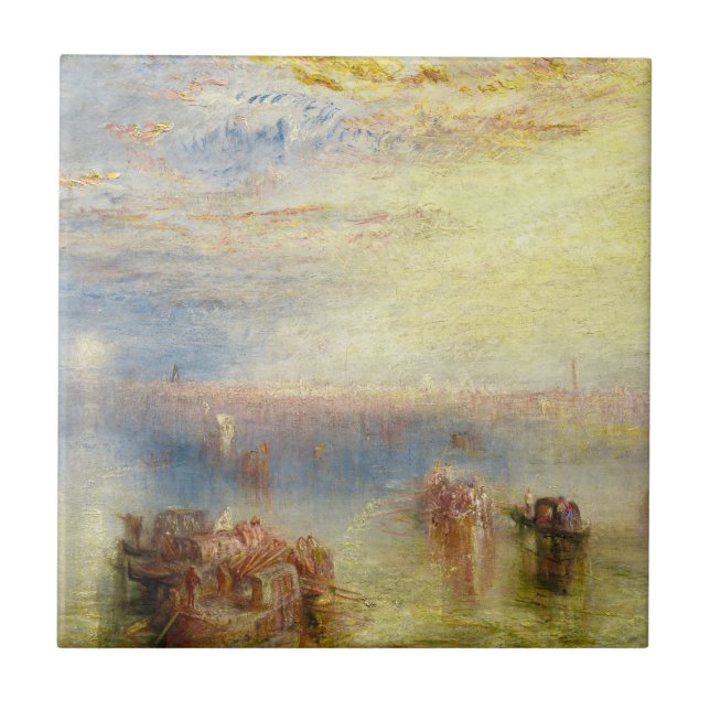 Carreau William Turner - Approche de Venise (Devant)