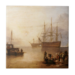 Carreau William Turner - Le Couchage Du Soleil À Travers L