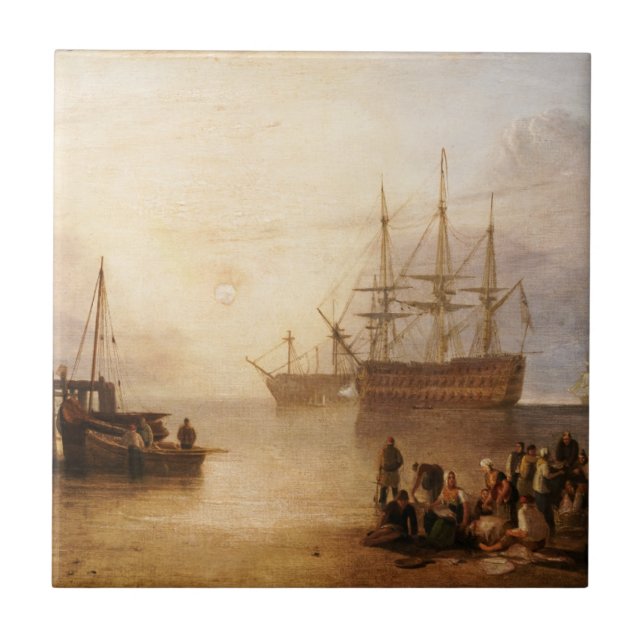 Carreau William Turner - Le Couchage Du Soleil À Travers L (Devant)