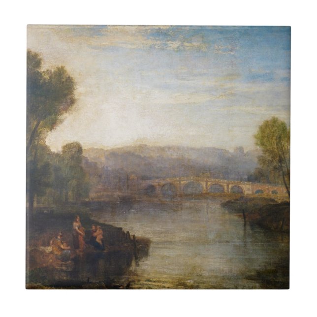 Carreau William Turner - Vue sur Richmond Hill et le pont (Devant)