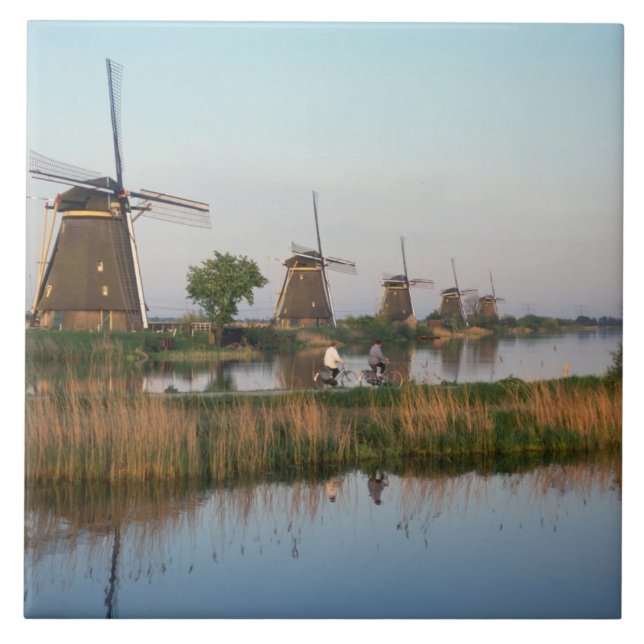 Carreau Windmills, Kinderdijk, Pays-Bas (Devant)