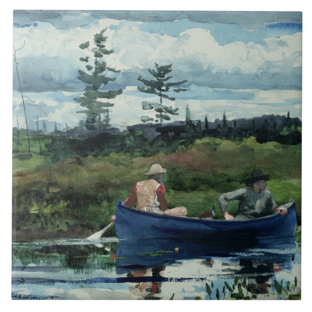 Carreau Winslow Homer - le bateau bleu (Devant)