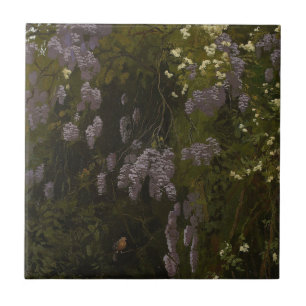 Carreau Wisterias en fleur - Composition florale