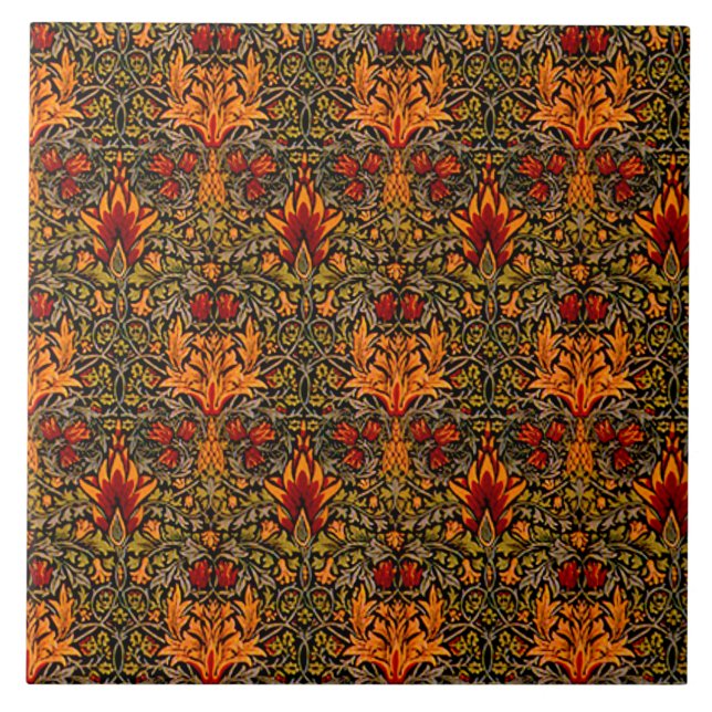 Carreau Wm. Morris a saturé (Devant)