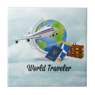Carreau World Traveller, emballé et prêt à partir,