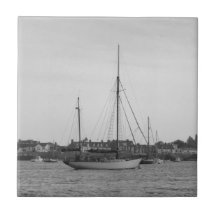 Yacht en bois classique