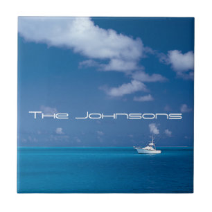 Carreau Yachting dans le bleu