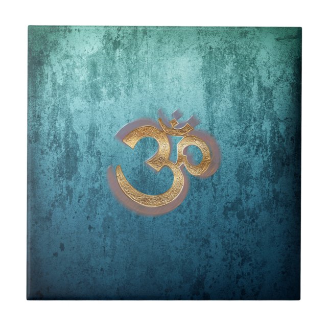 Carreau Yoga en laiton bleu Spiritualität de l'Asie de (Devant)