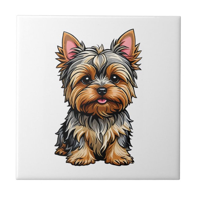 Carreau Yorkshire Terrier (Devant)