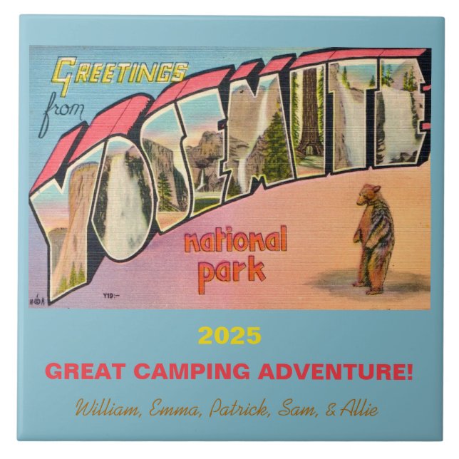 Carreau Yosemite National Park Mémoire Carrelage (Devant)