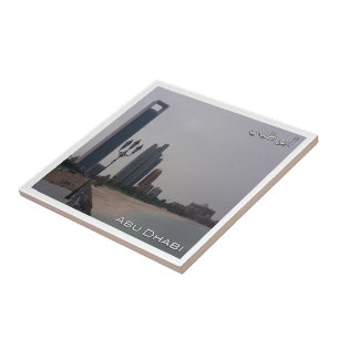 Carreau zAE059 ABU DHABI plage, Moyen-Orient, Asie,