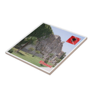 Carreau zAL009 ELBASAN Castle Albanie,