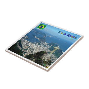 Carreau zBR023 panorama de RIO DE JANEIRO, Brésil,
