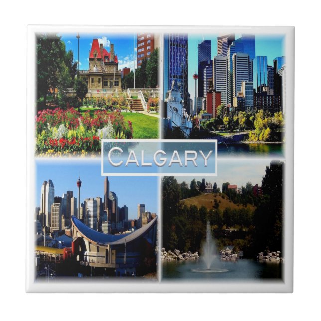 Carreau zCA006 CALGARY, Mosaic, Alberta, Canada, (Devant)