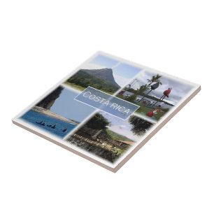 Carreau zCR003 COSTA RICA, Mosaic, Amérique,