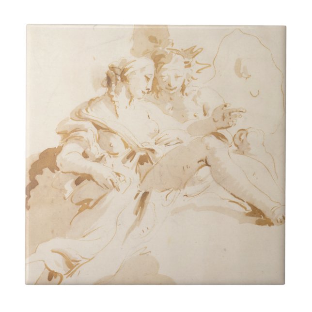 Carreau Zéphyr et Flora (Devant)