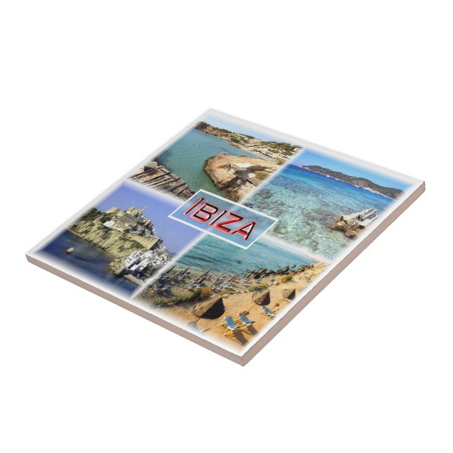 Carreau zES109 Vieille ville d'IBIZA, CALA TARIDA, SES SAL (Côté)