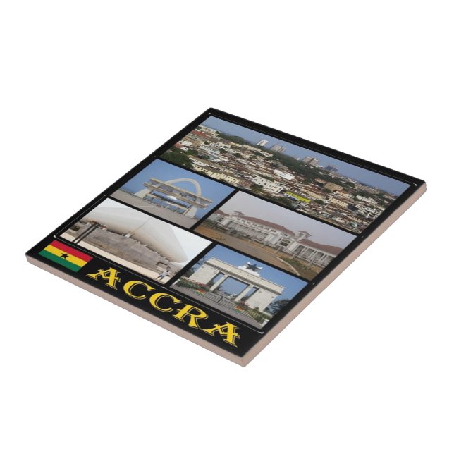 Carreau zGH004 ACCRA, Mosaic, Ghana, Afrique, (Côté)