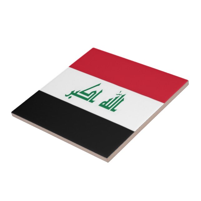 Carreau zIQ001 Iraki FLAG Iraq, (Côté)