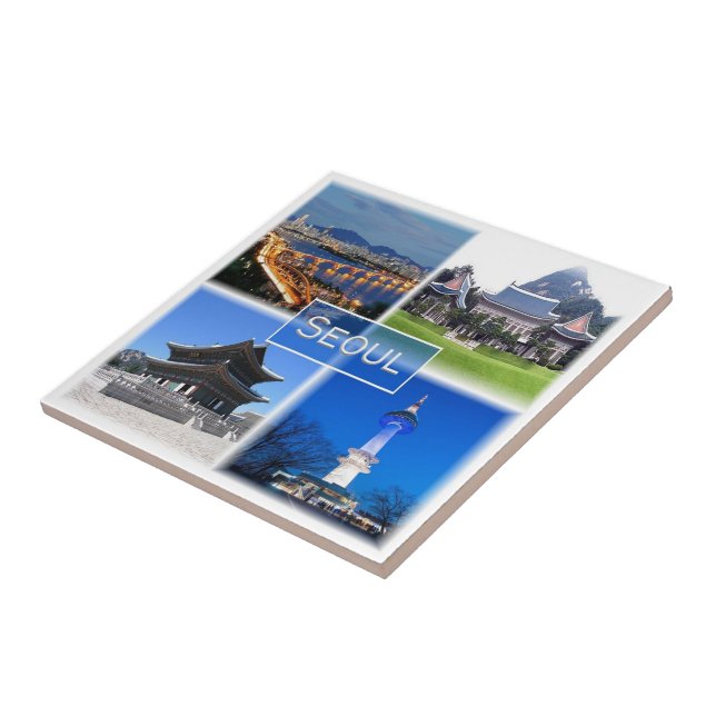 Carreau zKR003 SEOUL, Corée du Sud ROK, Asie, (Côté)