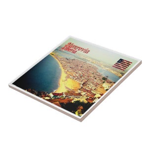 Carreau zLR004 MONROVIA, Panorama, Libéria, Afrique,