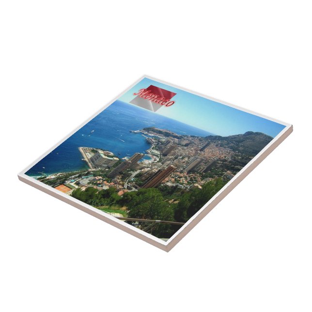 Carreau zMC010 PRINCIPALITÉ DE MONACO, afficher (Côté)