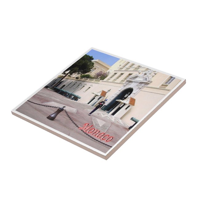 Carreau zMC050 GARDE DANS LE PALAIS, Monaco, (Côté)