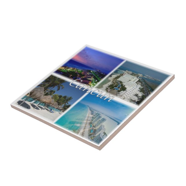 Carreau zMX005 CANCUN, Mosaic, Mexique, Amérique, (Côté)