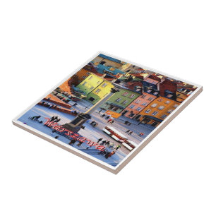 Carreau zPL015 Colonne Sigismund VARSOVIE, Pologne,