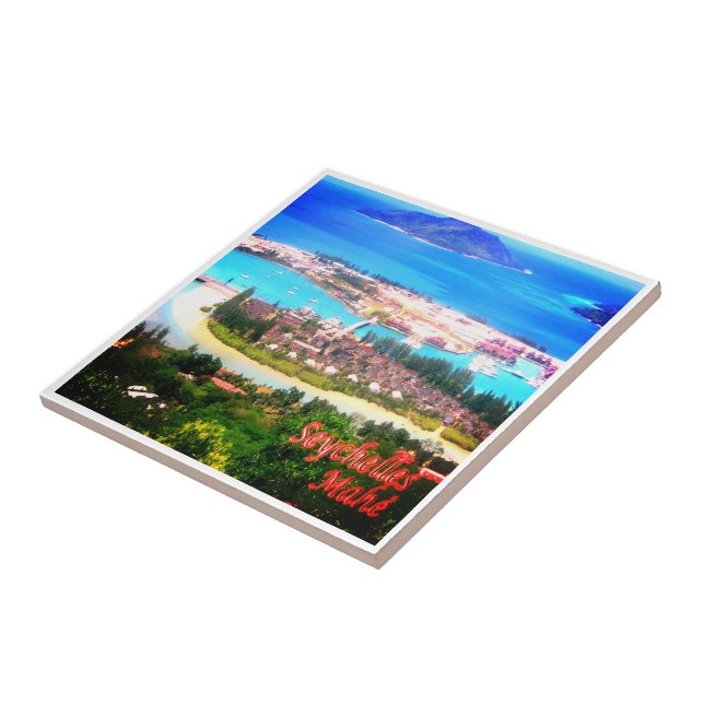Carreau zSC008 MAHE', Seychelles, Afrique, (Côté)