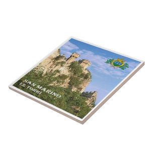 Carreau zSM006 LES DEUX TOURS, Saint-Marin, Europe,