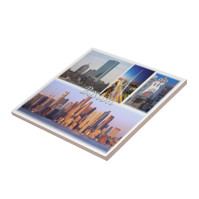 Carreau zUS051 BOSTON, Massachusetts, Mosaïque, (Côté)