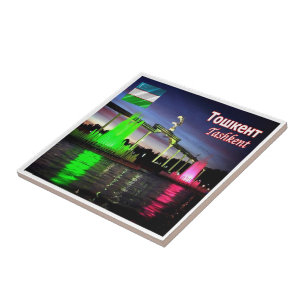 Carreau zUZ006 UZBEKISTAN, Tachkent, Asie,