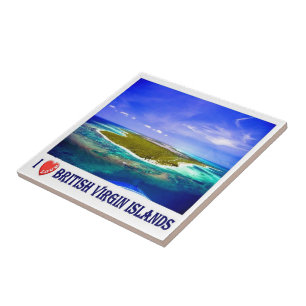 Carreau zVG007 BRITISH VIRGIN ISLANDS I Love,