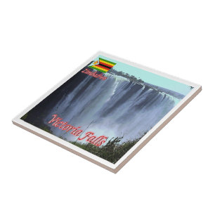 Carreau zZW003 VICTORIA FALLS, Zimbabwe, Afrique,