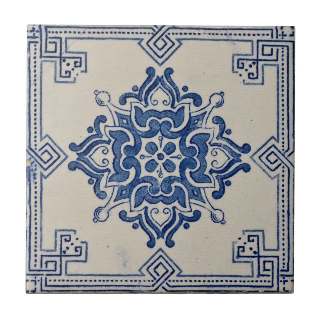 Carreaux azulejos bleu portugais (Devant)