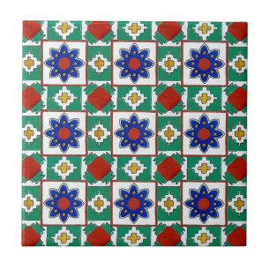 Carreaux bleu,
