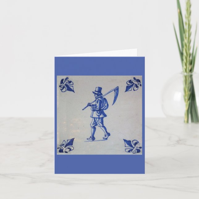 Carreaux bleus Delft - Modèle (Devant)