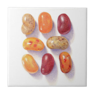CARREAUX CÉRAMIQUES HARICOTS DE JEUNE FILLE 4,25x4