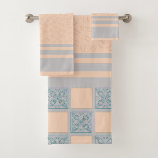 Carreaux côtiers bleus et beige | Motif géométriqu