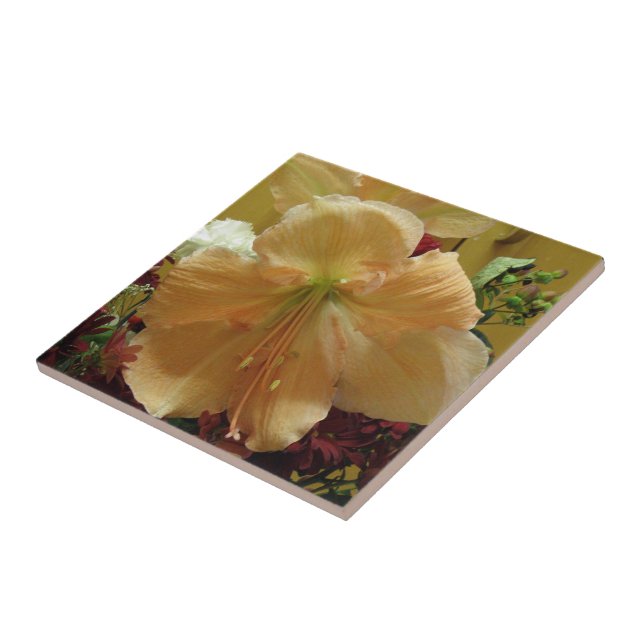 Carreaux de bouquet rose Lily (Côté)