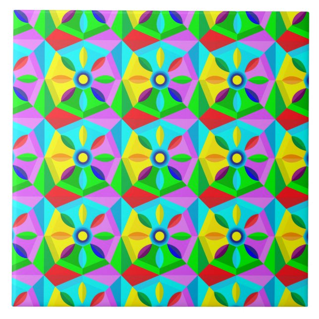 carreaux de céramique à fleur classique (Devant)