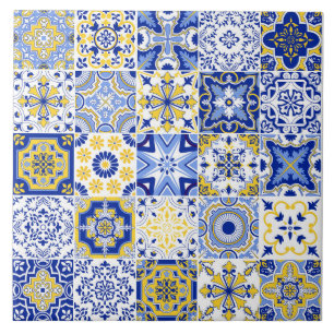 Carreaux de céramique à motif de carreaux portugai